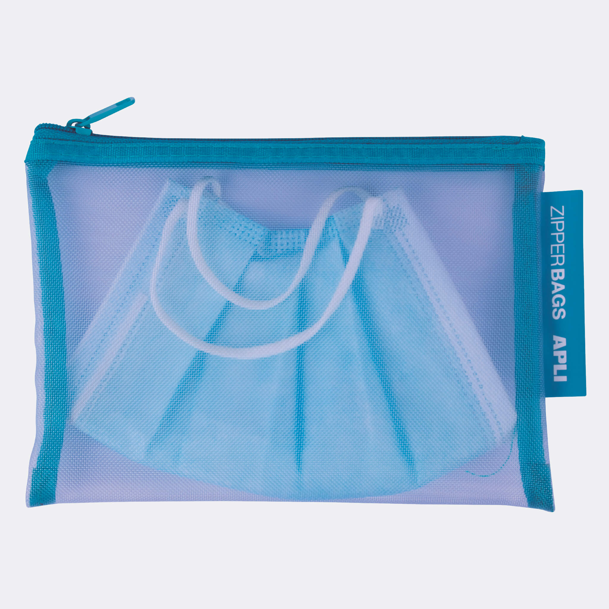 A6-168 x 125 mm Bolsa nylon APLI 18024 Portatodo nylon transpirable Zipper bag Envío color aleatorio 