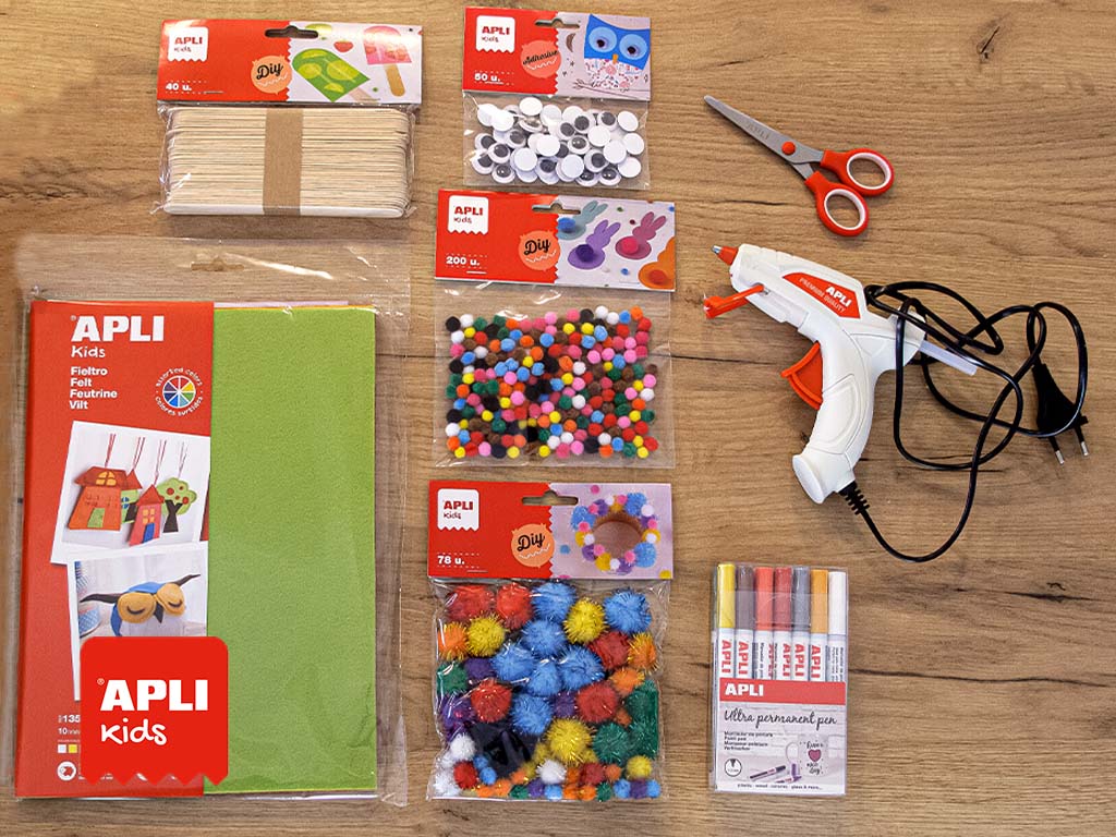 Material manualidades navidad APLI
