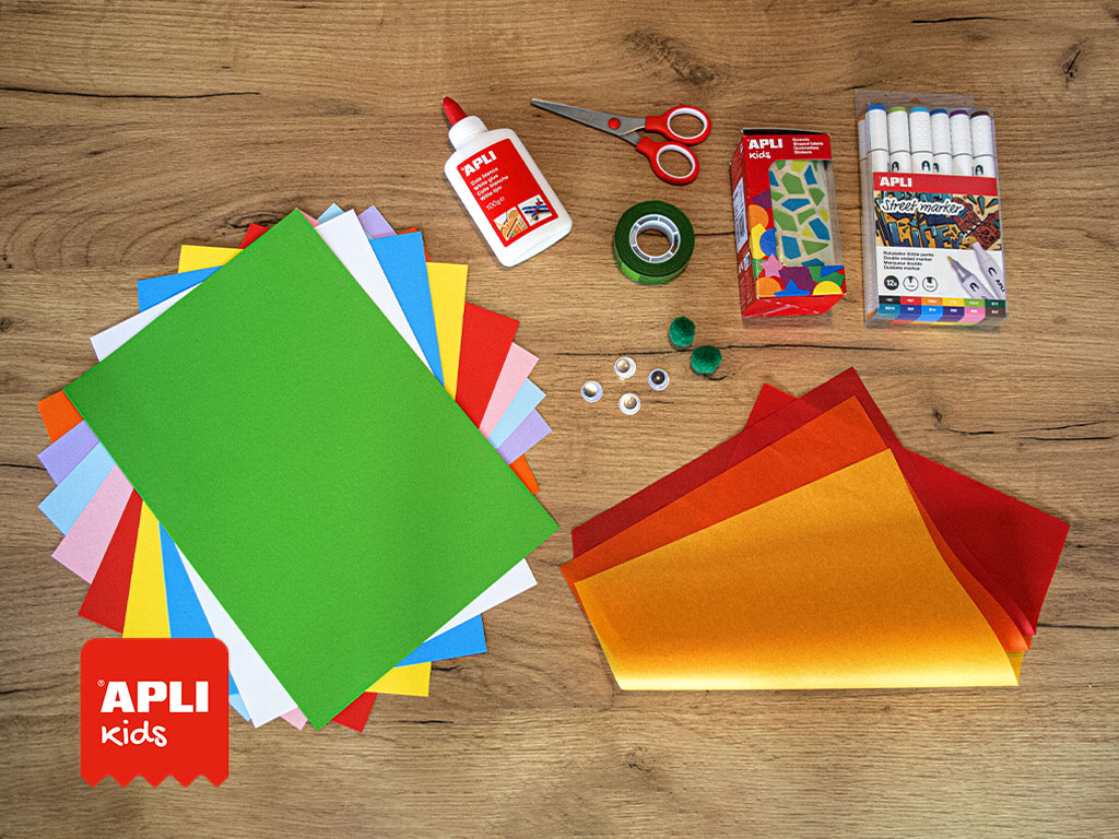 Material manualidades Sant Jordi APLI Kids
